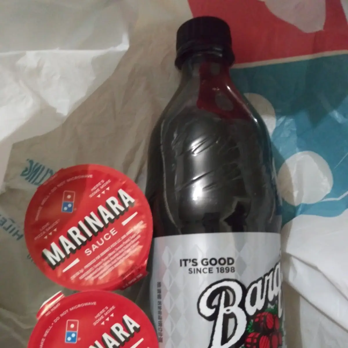 Marinara Sauce Barq's Root Beer