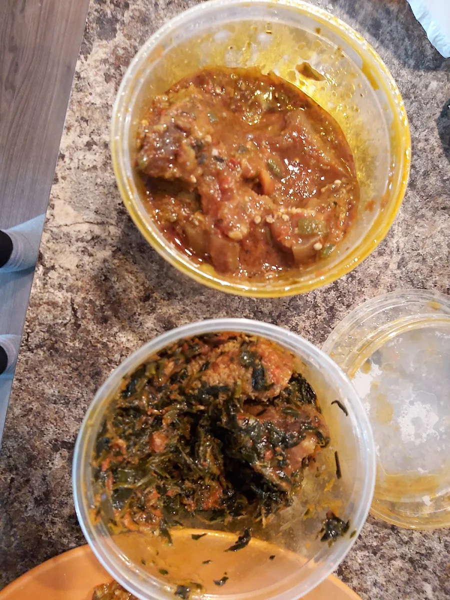 Okra and Beef Leg Mix, Merilyn's Kitchen