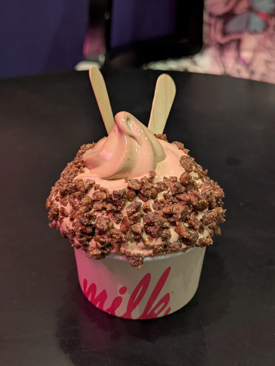 Cereal Milk Soft Serve Ice Cream