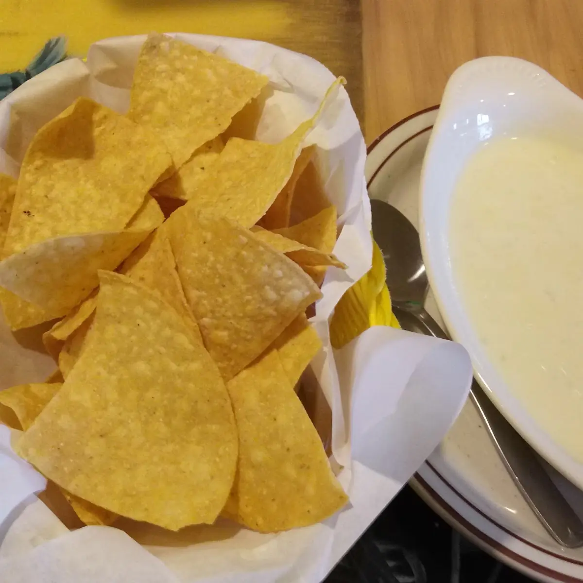 Chips and Goat Cheese