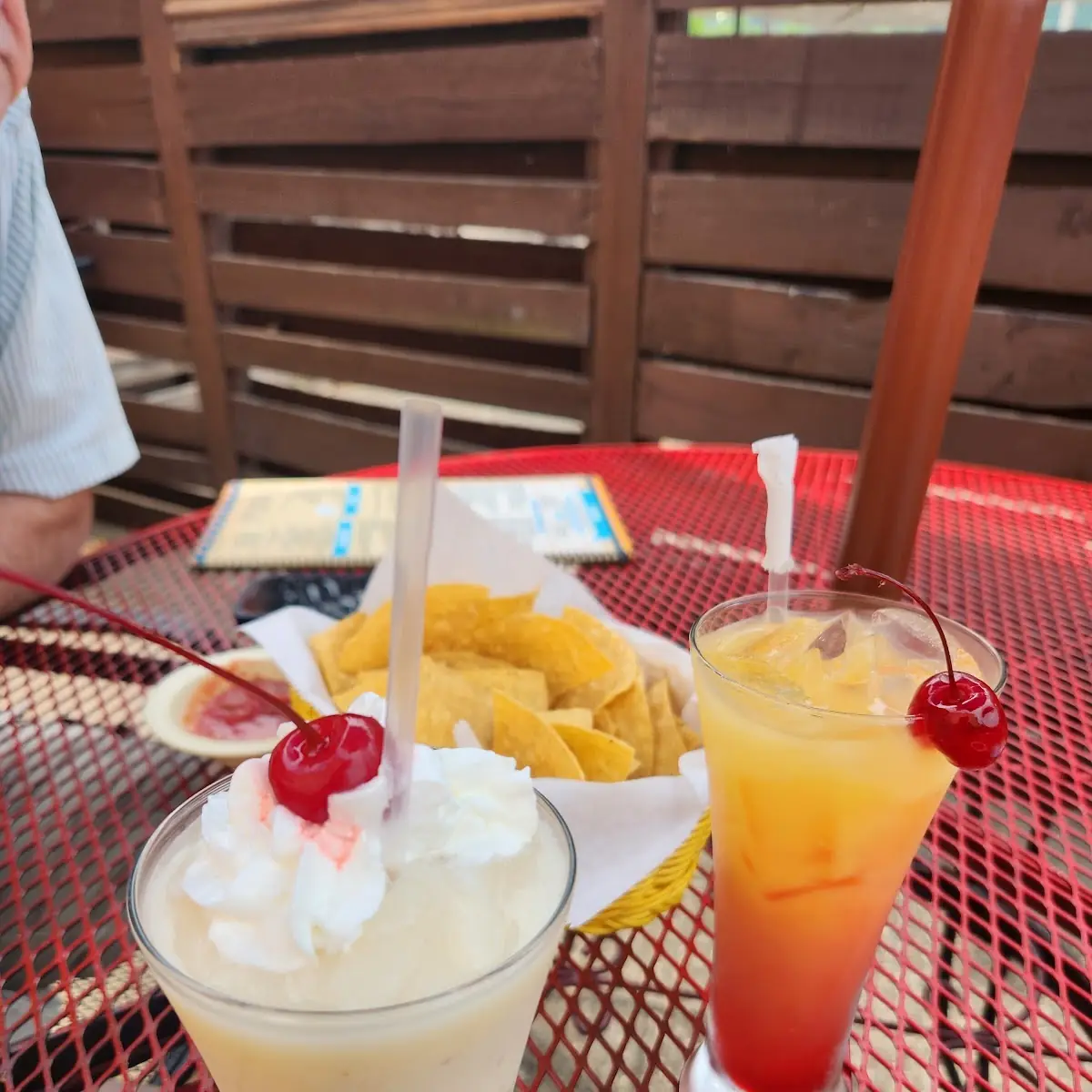 Pina Colada and Tequila Sunrise