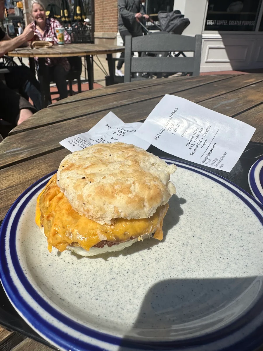 Sausage Biscuit Sandwich