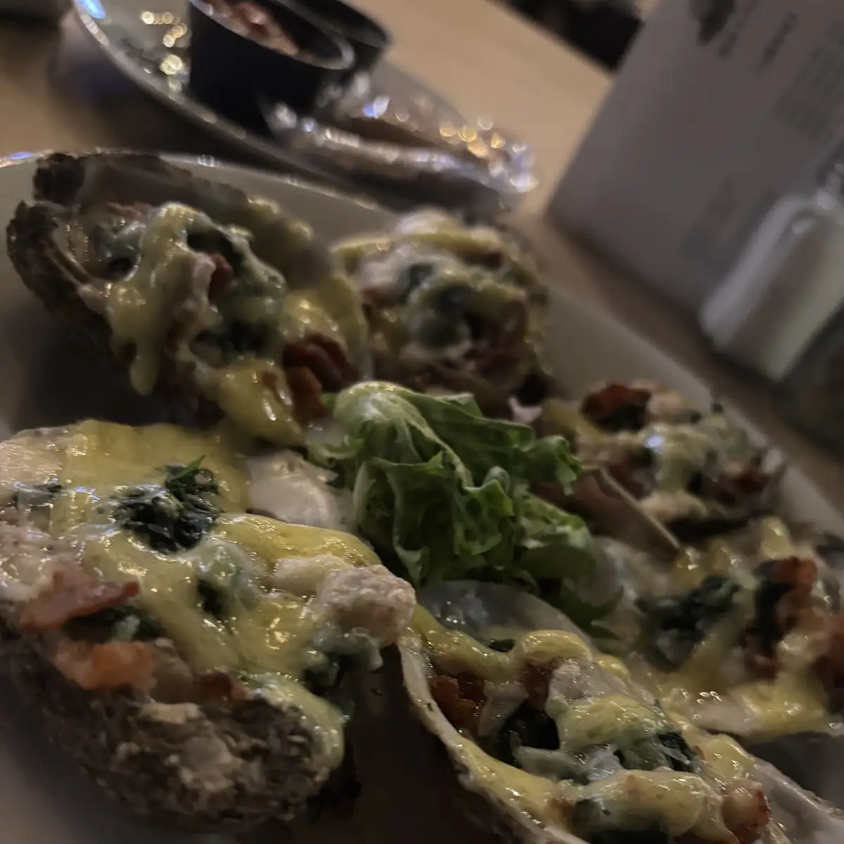 Oysters Rockefeller