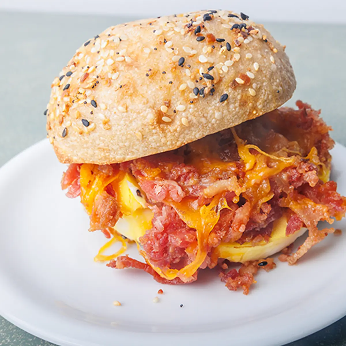 Ham Bacon Egg & Cheese