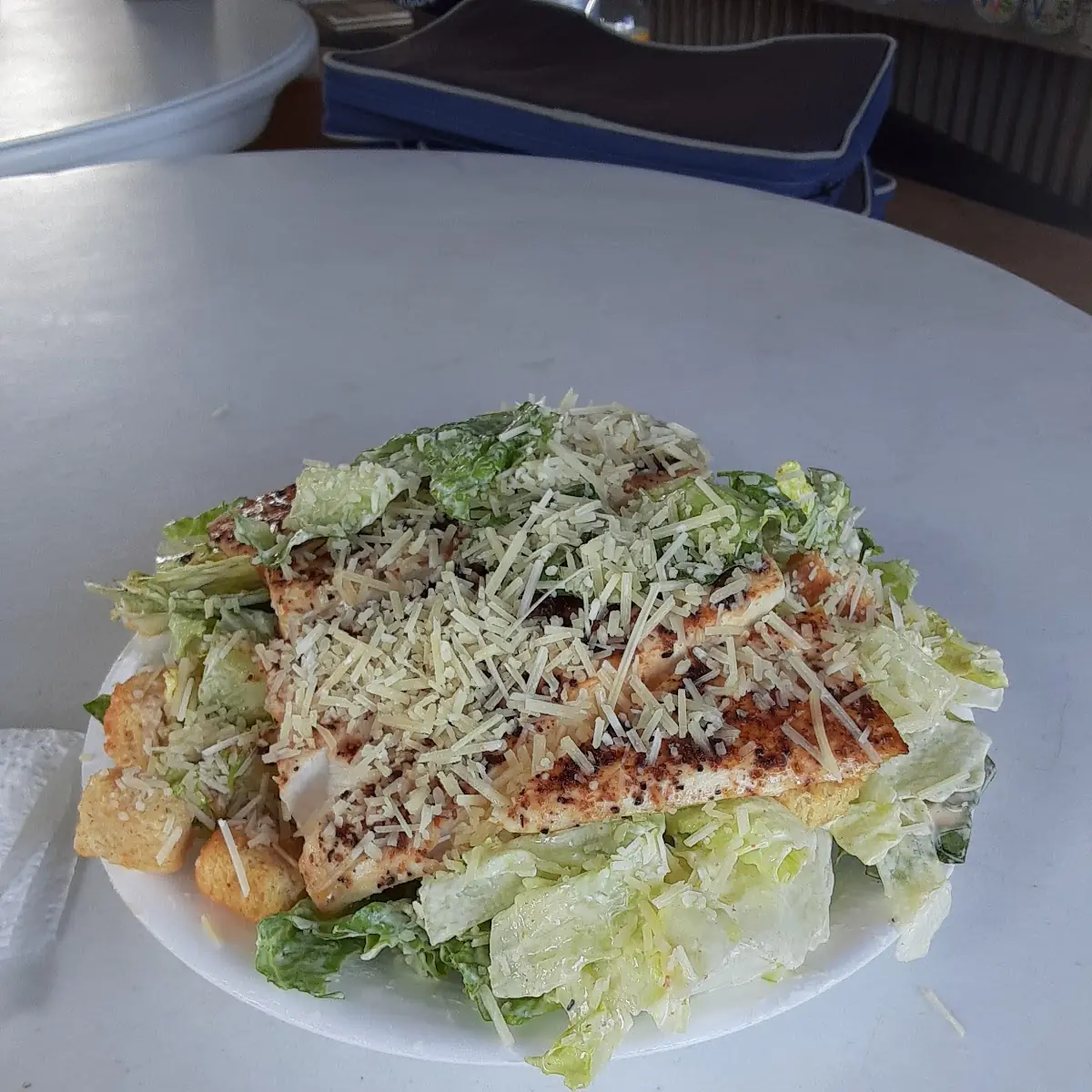 Blackened Mahi Mahi Caesar Salad