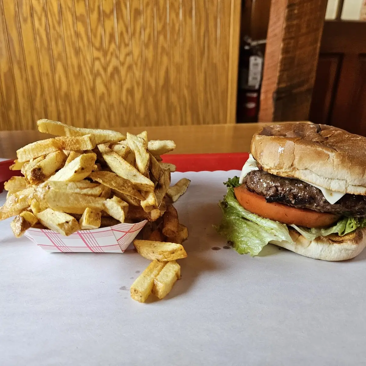 Burger and Fries