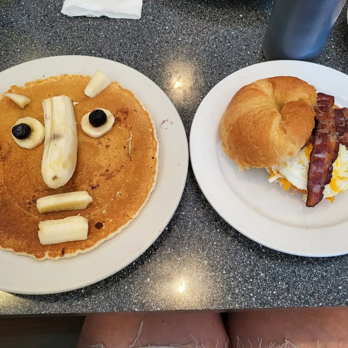 Banana Blueberry Pancake