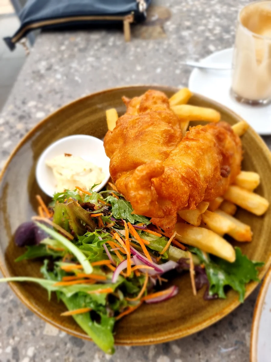Fish and Chips, Pavilion Cafe & Bar