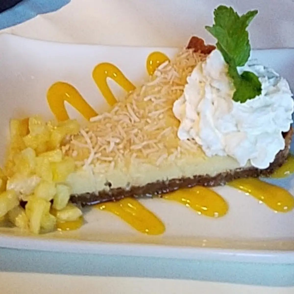 Coconut Key Lime Pie