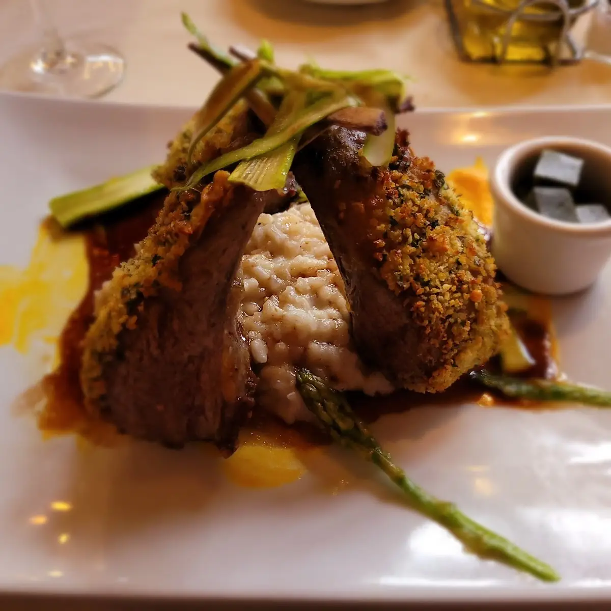 Pistachio Crusted Lamb Chops