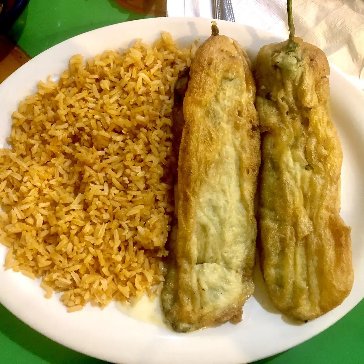 One Taco One Chile Relleno and One Burrito