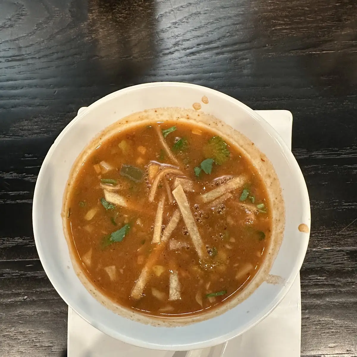 Veg Mexican Tortilla Soup