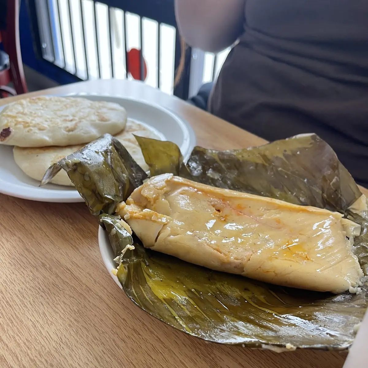 Tamal De Pollo Cheese Pupusas