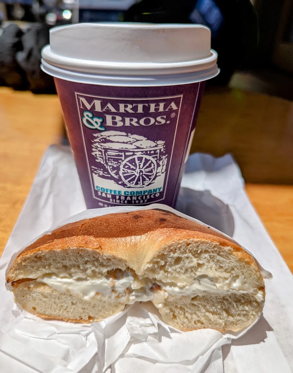 Plain Bagel with Cream Cheese
