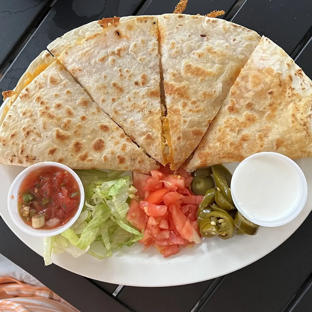 Cheese Quesadilla and Chips
