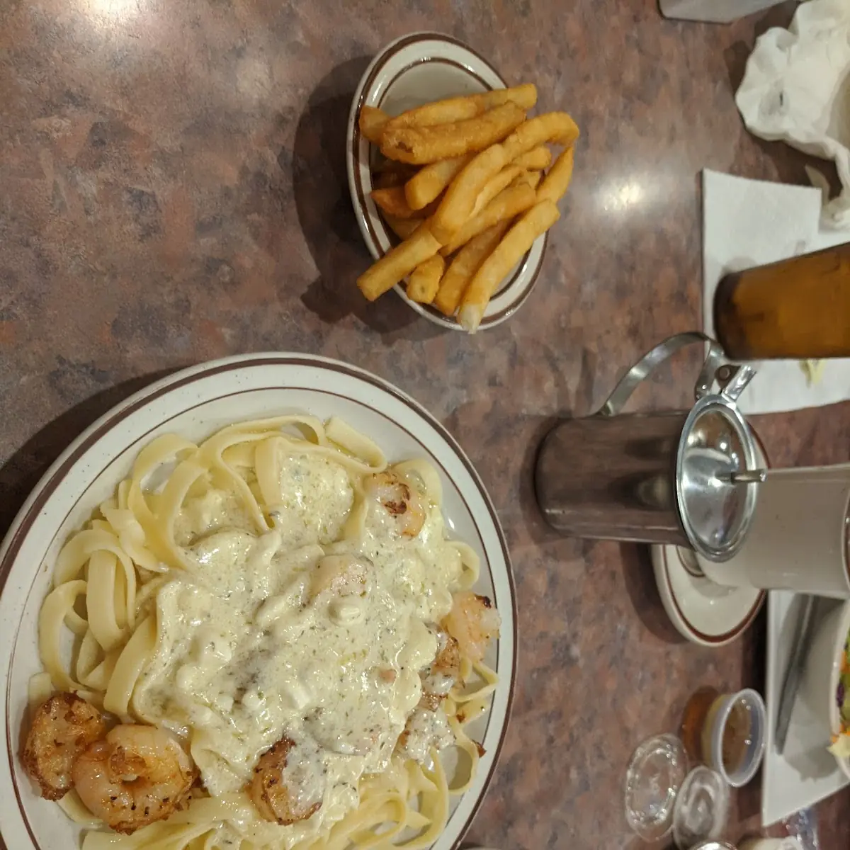 Shrimp Fettuccine Alfredo