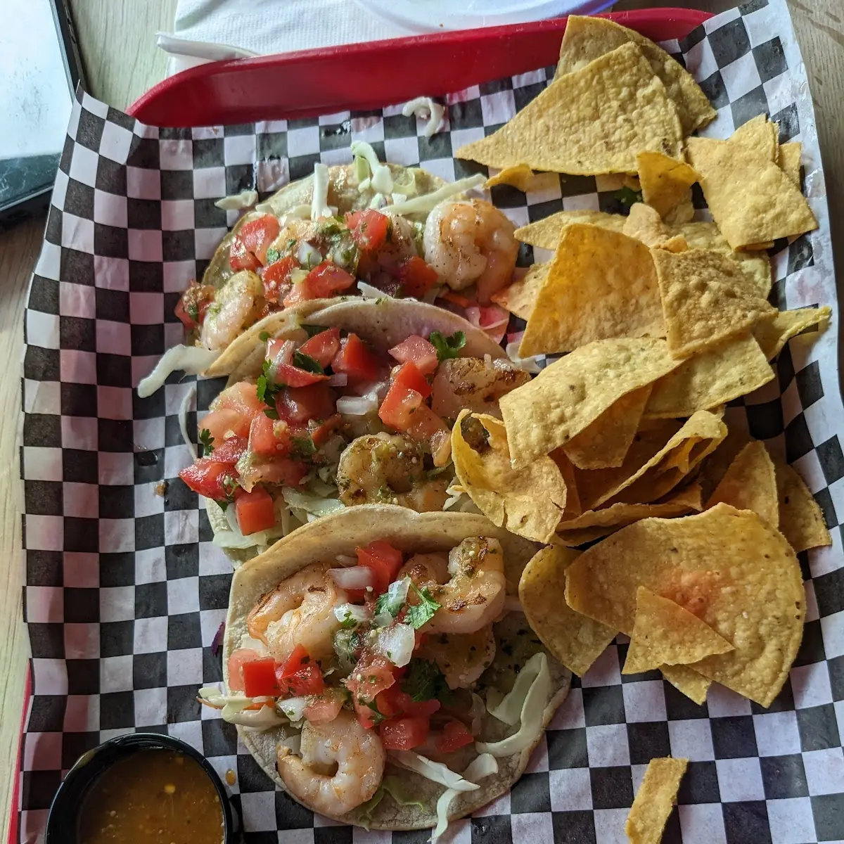 Naked Shrimp Tacos