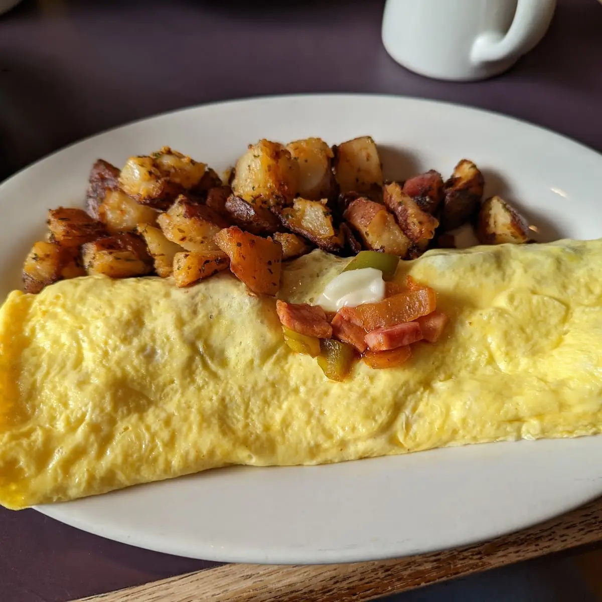 Western Omelet with Cheese