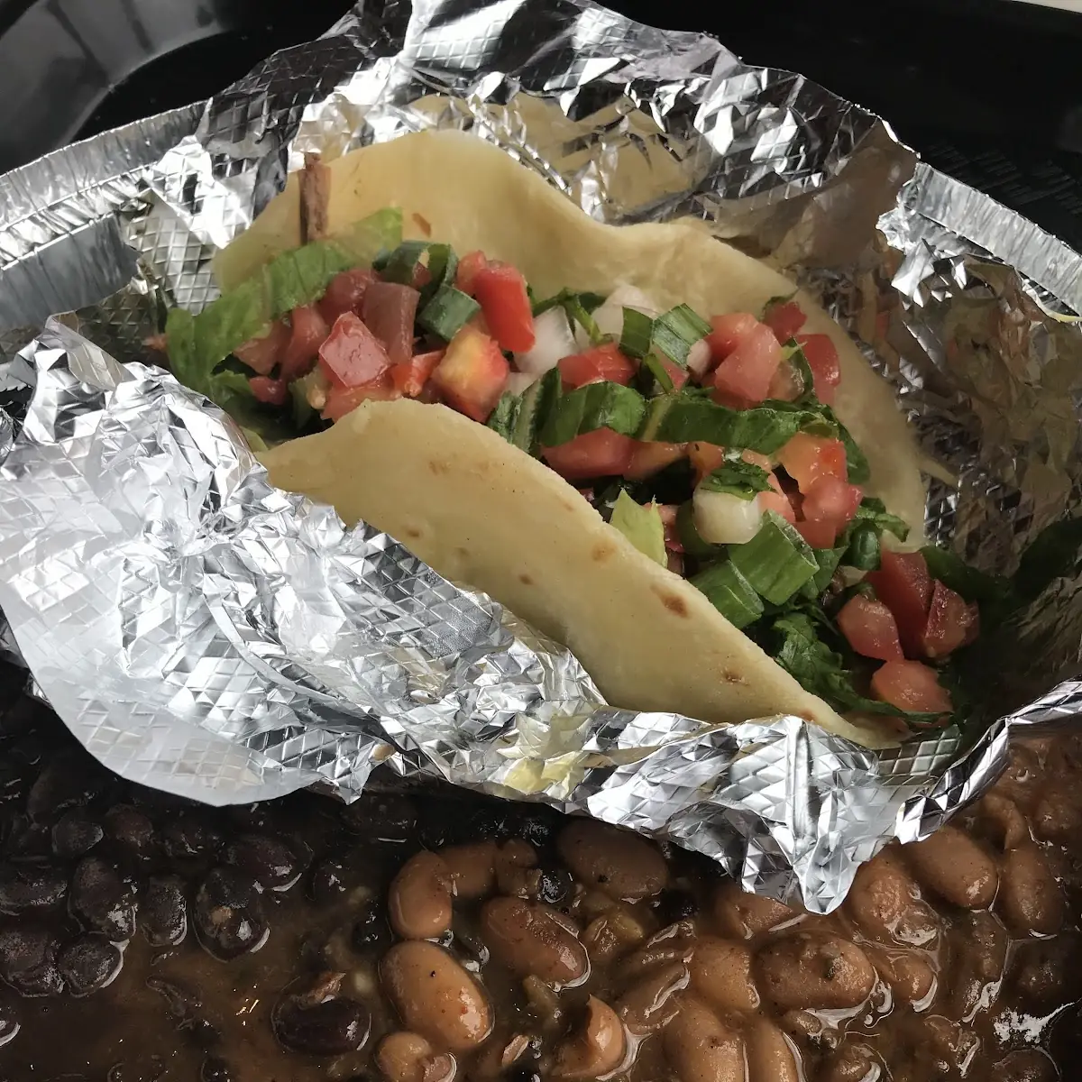 Green Chile Beef Taco Plate