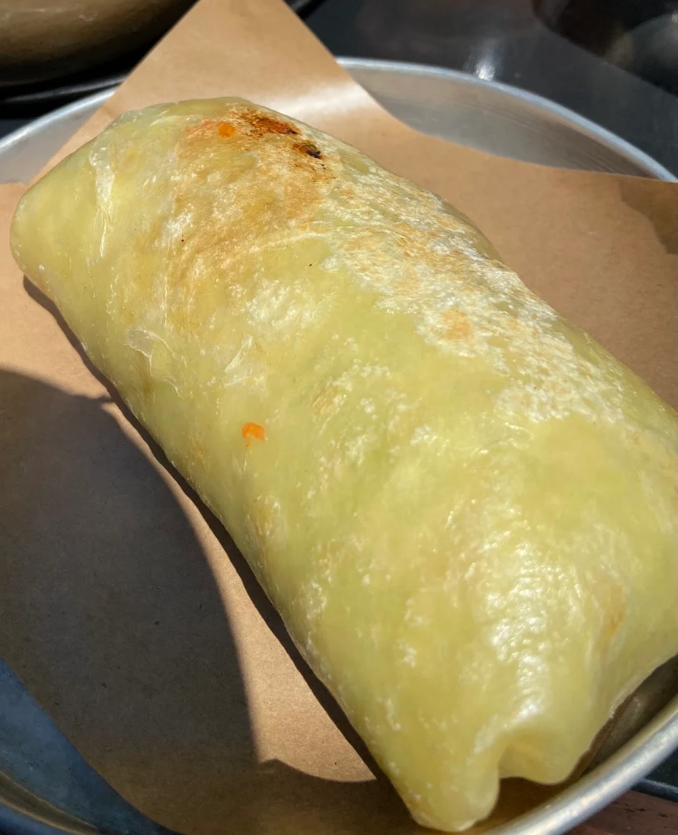 Lemongrass Chicken Burrito, Tacofino Ocho (Mount Pleasant)
