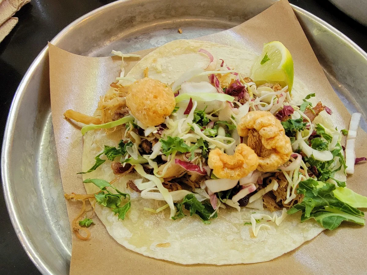 Pork Carnitas, Tacofino Ocho (Mount Pleasant)