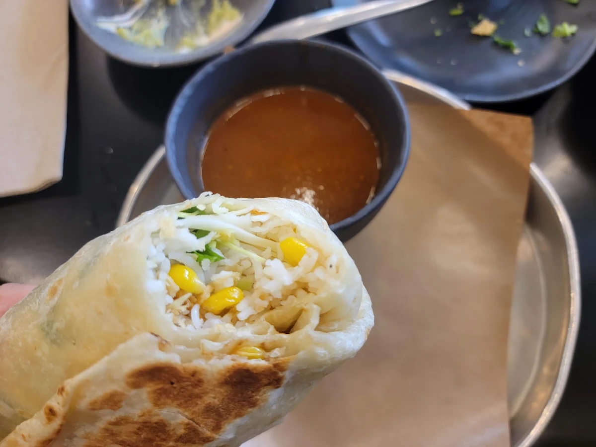Shrimp Burrito, Tacofino Ocho (Mount Pleasant)