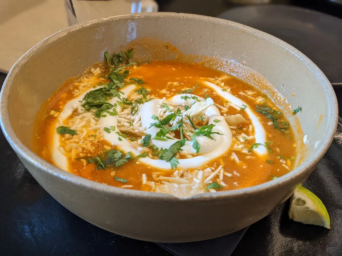 Tortilla Soup, Tacofino Ocho (Mount Pleasant)