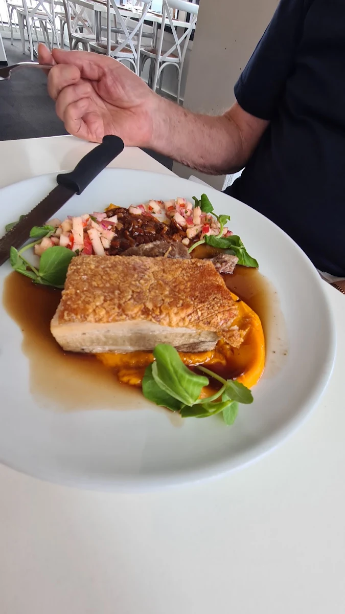 Pork Belly with Soft Shell Crab
