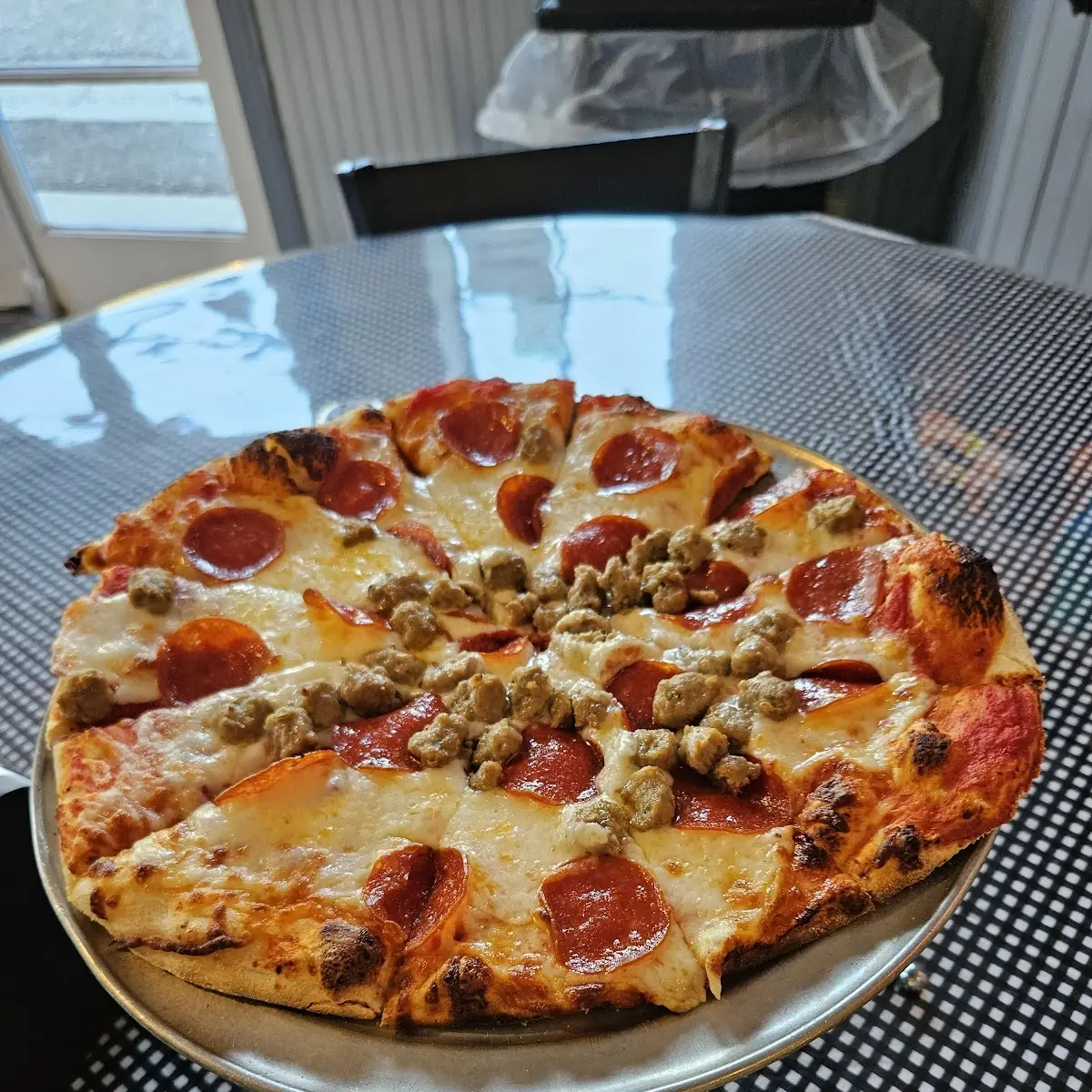 Pepperoni and Sausage Pizza