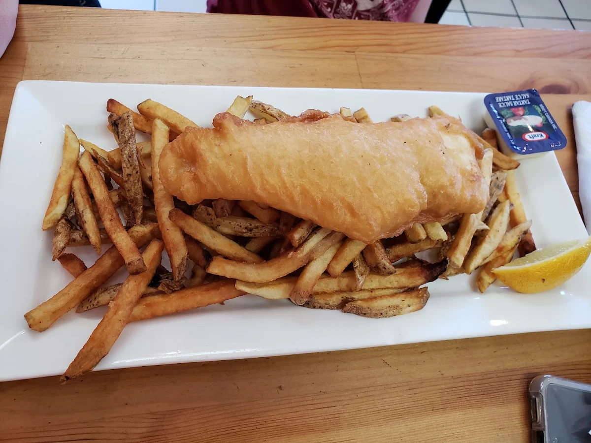 Halibut Fish and Chips, 331 Atherley Diner