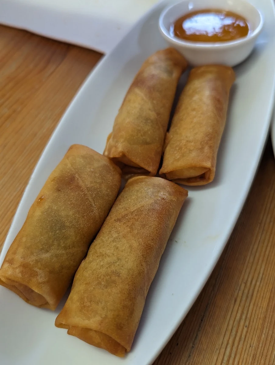 Vegetable Spring Rolls, 331 Atherley Diner