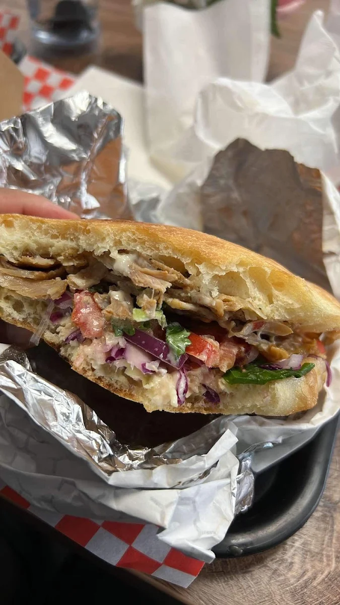 Mediterranean Chicken Donair Wrap, Bosphorus Donair