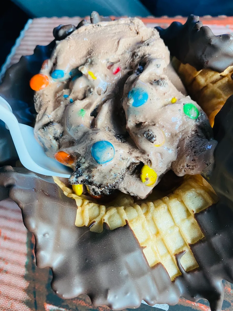 Chocolate Ice Cream Cone