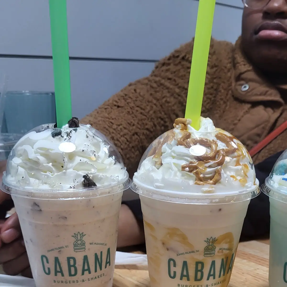 Cookies and Cream Shake Salted Caramel Pretzel Shake