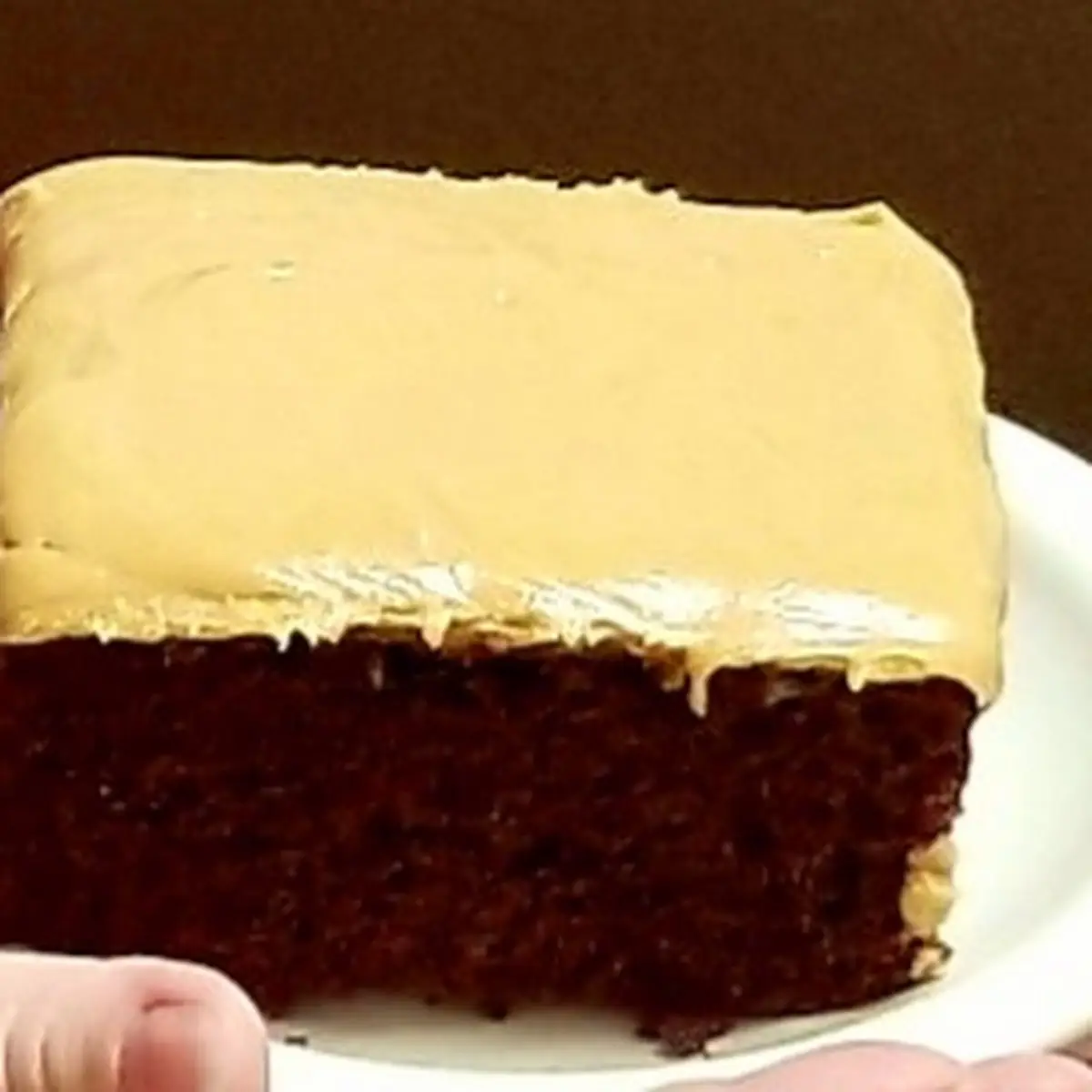 Chocolate Cake with Peanut Butter Icing