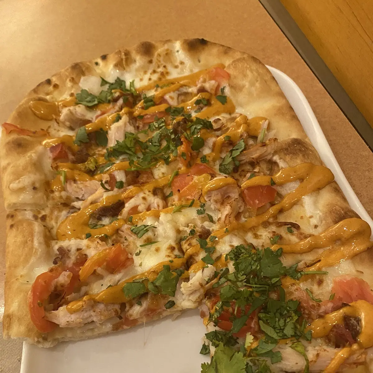 Chipotle Chicken & Bacon Flatbread Pizza