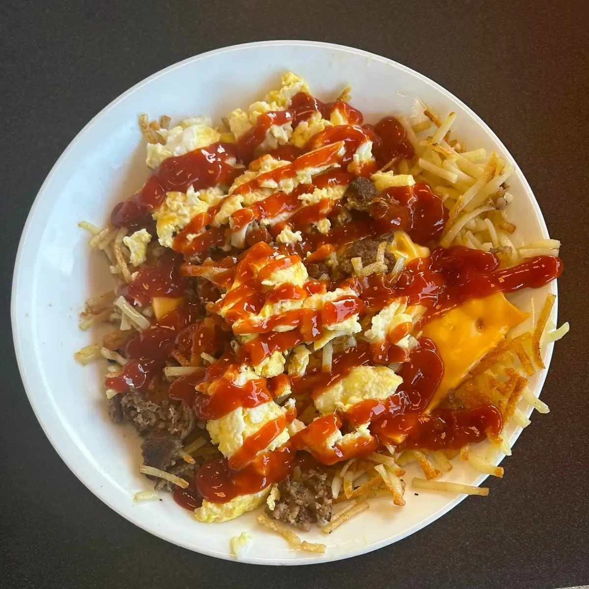 Sausage Hash Brown Bowl