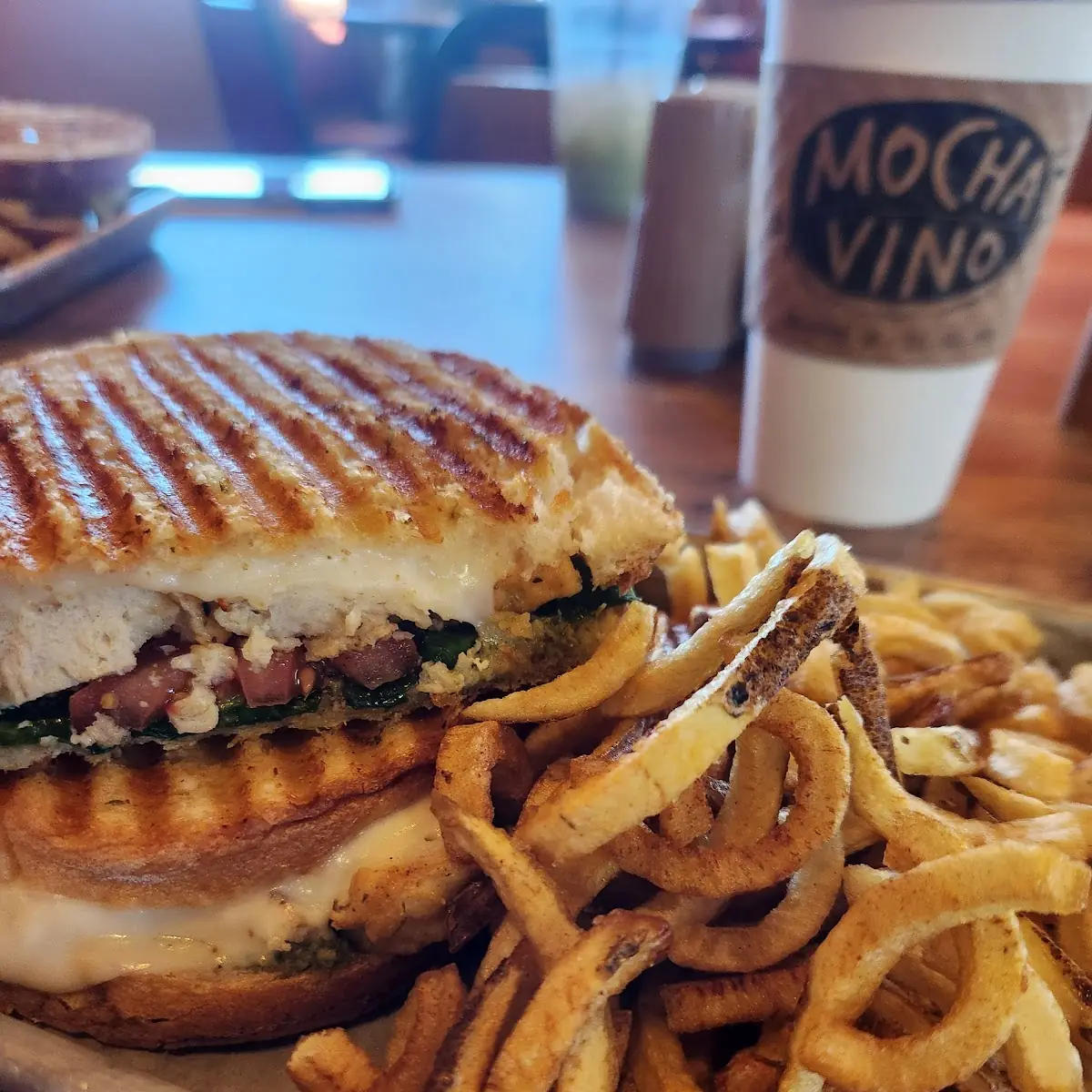 Grilled Pesto Chicken Panini