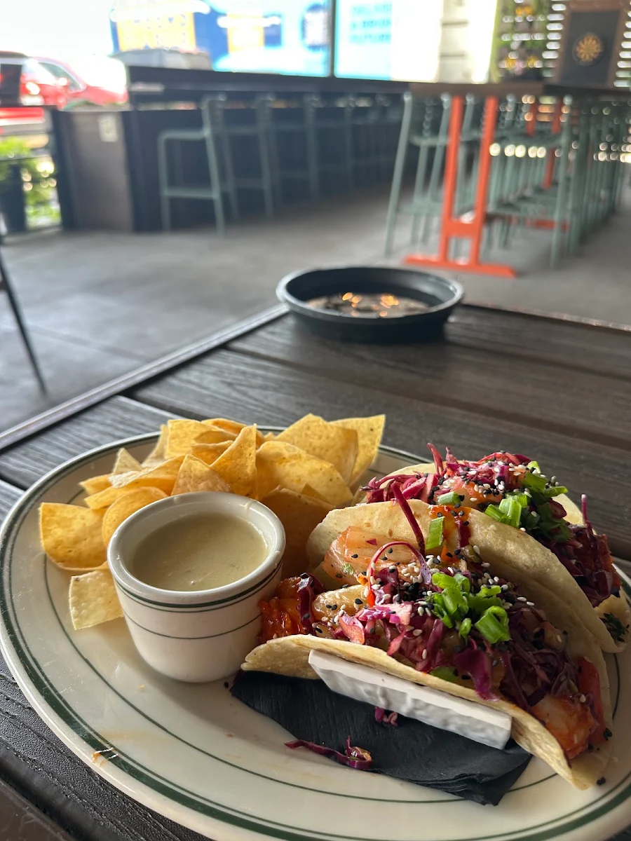 Korean Shrimp Tacos