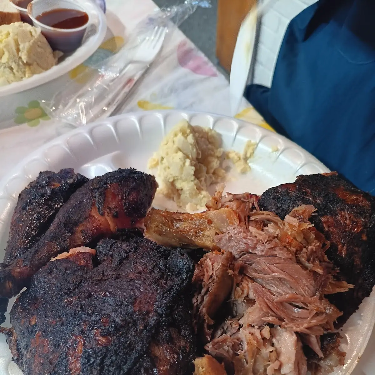 4 Meat Plate and Potato Salad