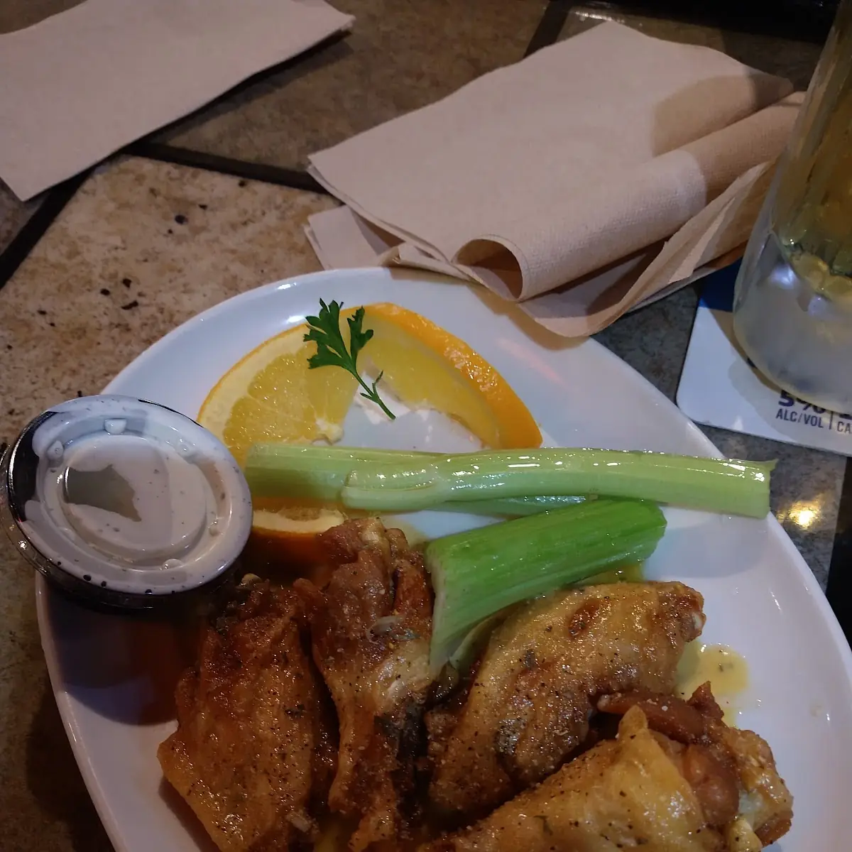 Lemon Pepper Chicken Wings