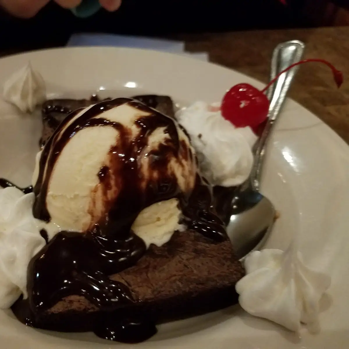 Chocolate Brownie Sundae