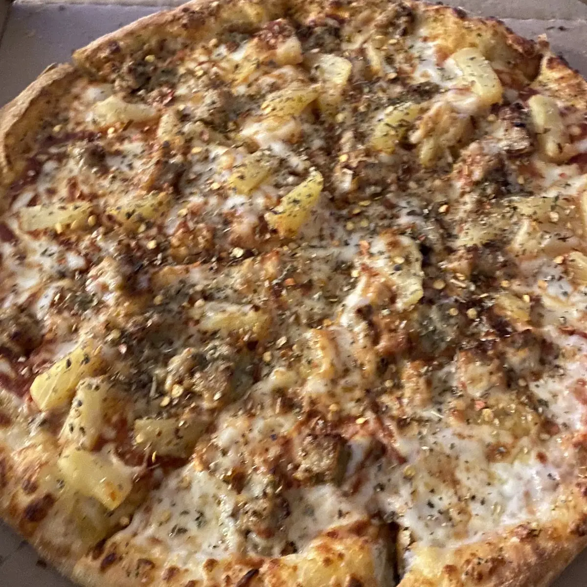Italian Sausage and Pineapple