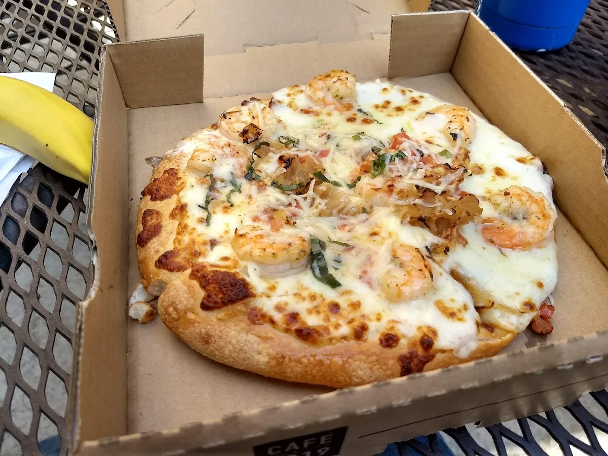 Shrimp Scampi Pizza