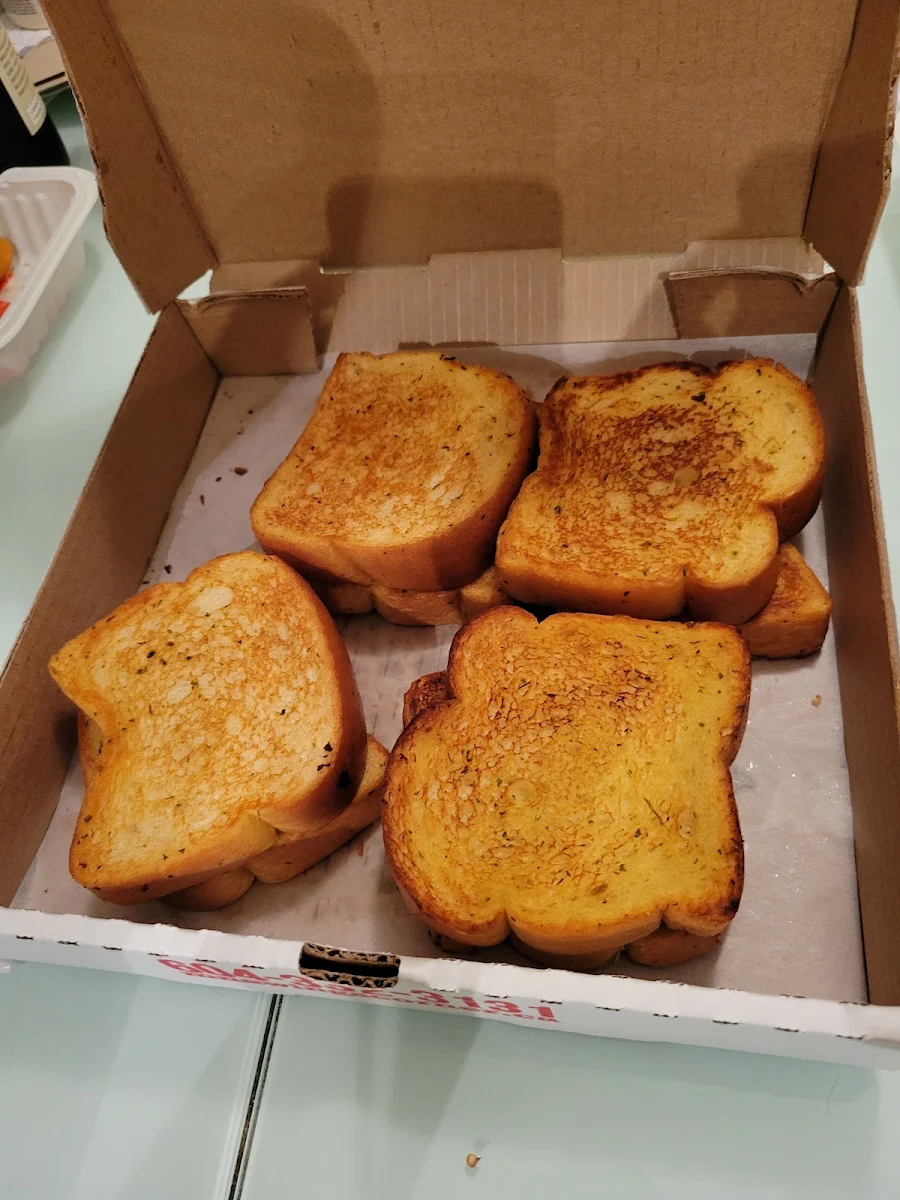 Garlic Bread Sticks, M N' A Wings Corner N' Pizza