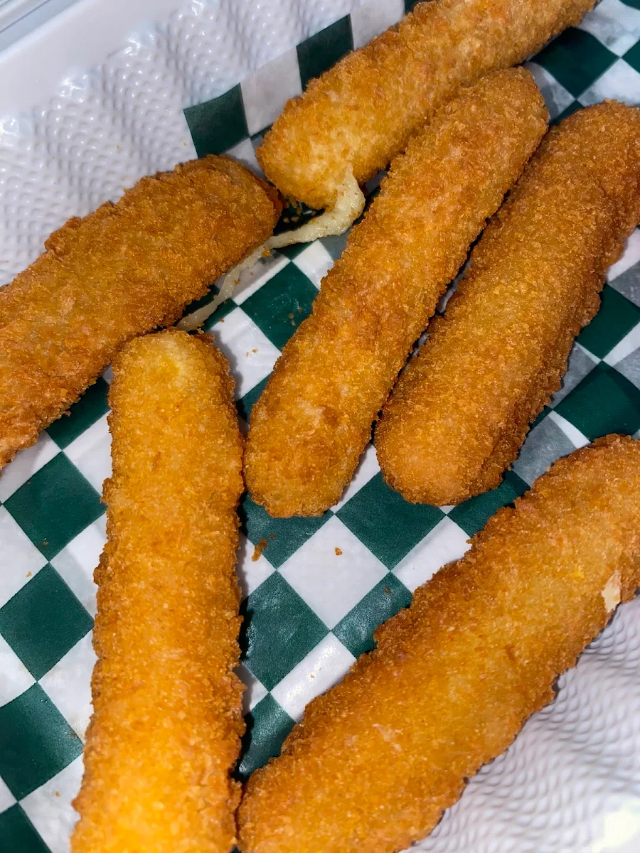 Mozzarella Sticks, M N' A Wings Corner N' Pizza