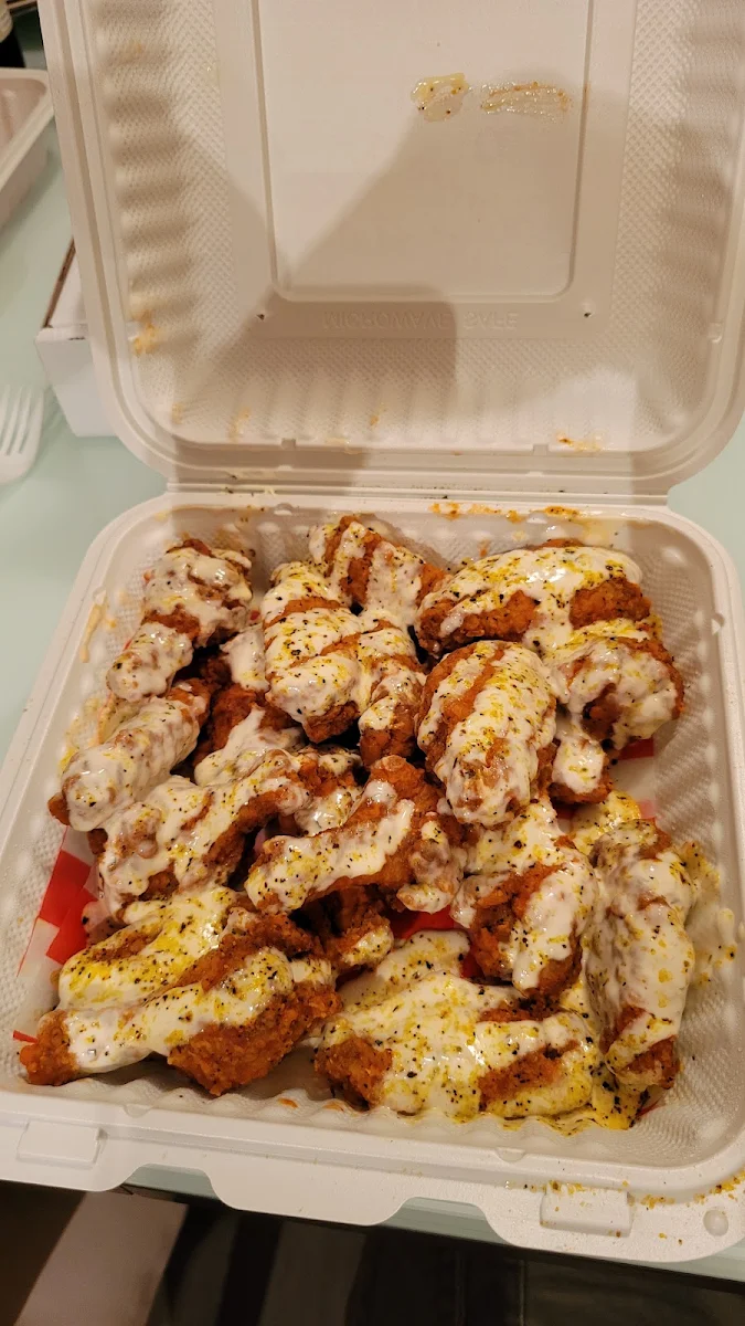 Spicey Lemon Ranch, M N' A Wings Corner N' Pizza