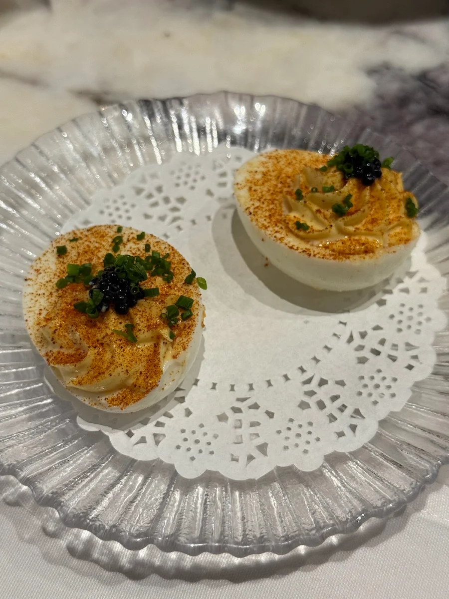 Oeufs Mayonnaise & Avruga Caviar, Smith St Bistrot