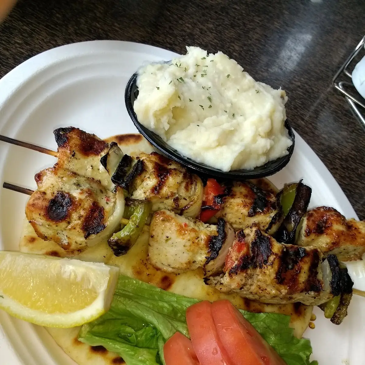 Chicken Kabob Dinner