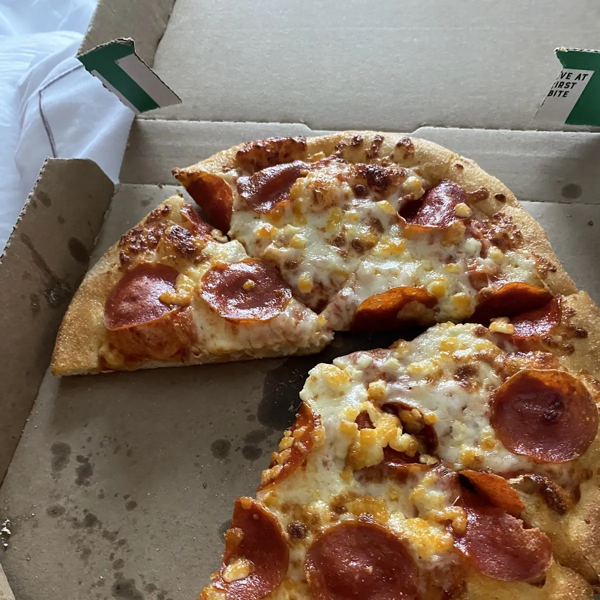 Pepperoni Pizza with Feta Cheese